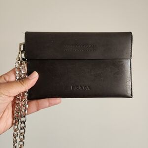 *Givvy* Prada Pouch w/ Chain